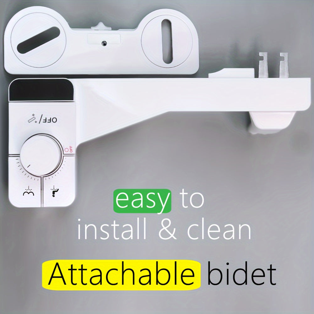 Bidet Mécanique à Double Jet – Lavage Arrière & Féminin | Adaptateur 3/8” EU Inclus