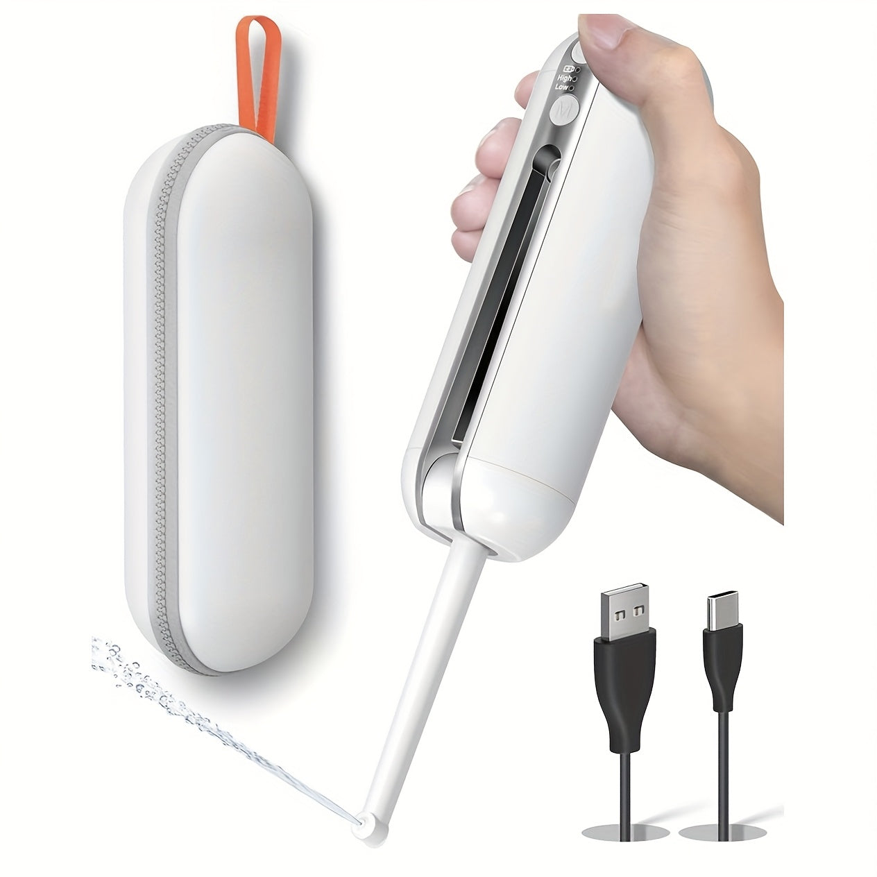 Bidet Portable Électrique Pliable – Rechargeable & Haute Pression (200 ml)