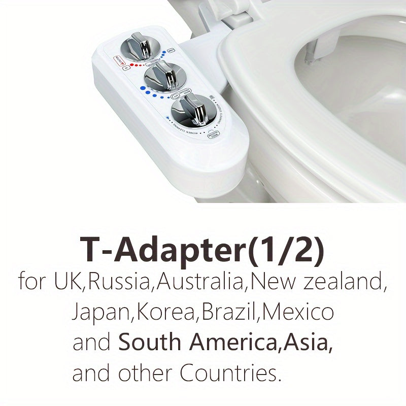 Bidet à Double Jet – Eau Chaude & Froide avec Contrôle de Température et Buse Autonettoyante