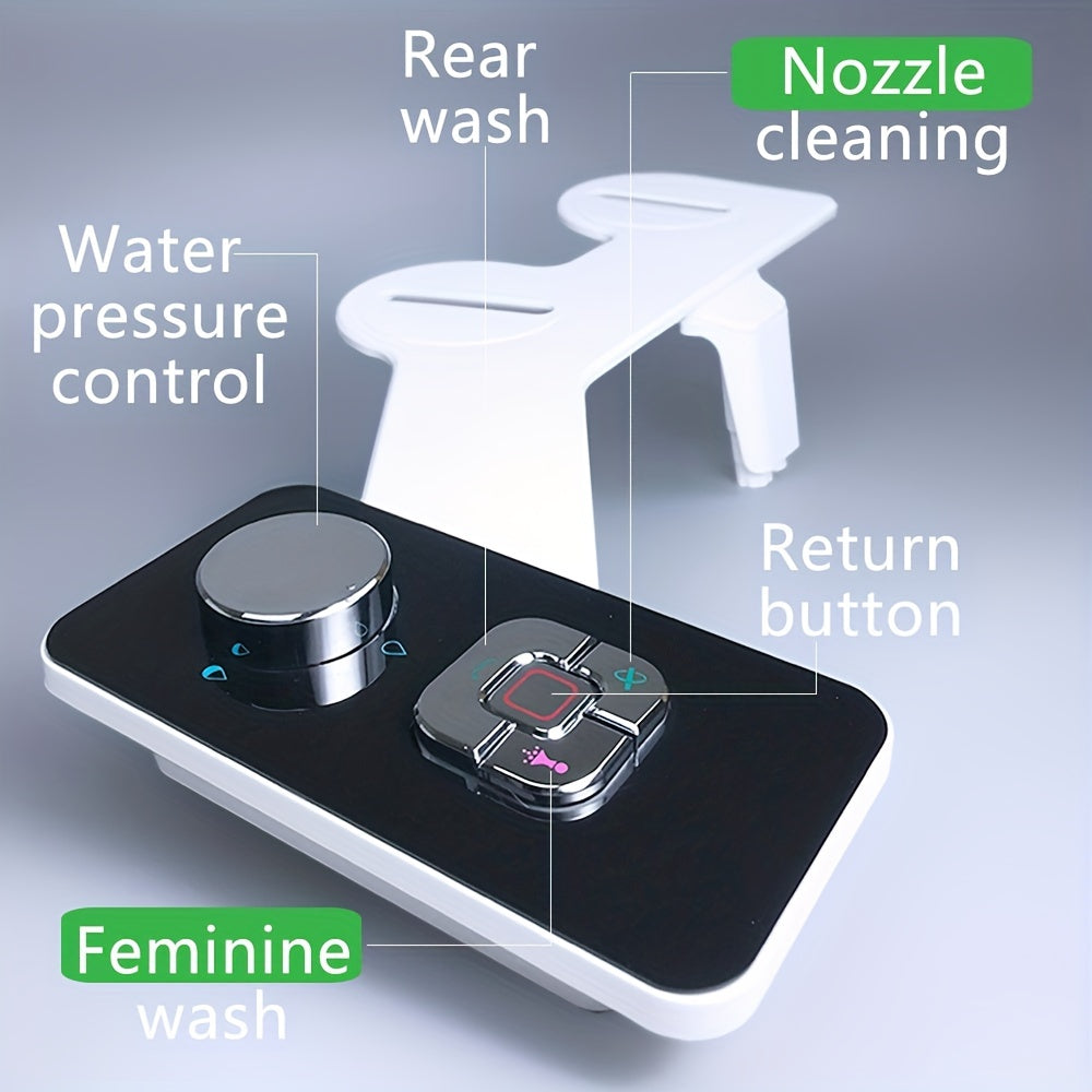 Bidet Mécanique Ultra Fin – Double Jet à Eau Froide avec Adaptateur Métallique 3/8