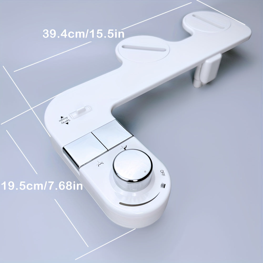 Bidet Mécanique Réglable – Double Jet & Angle Ajustable (avec Adaptateur Métallique 3/8”)