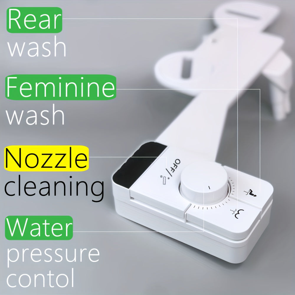 Bidet Mécanique à Double Jet – Lavage Arrière & Féminin | Adaptateur 3/8” EU Inclus