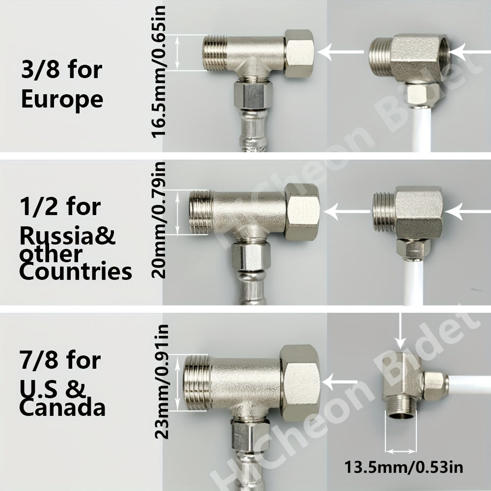 Bidet à Double Jet – Eau Chaude & Froide avec Contrôle de Température et Buse Autonettoyante