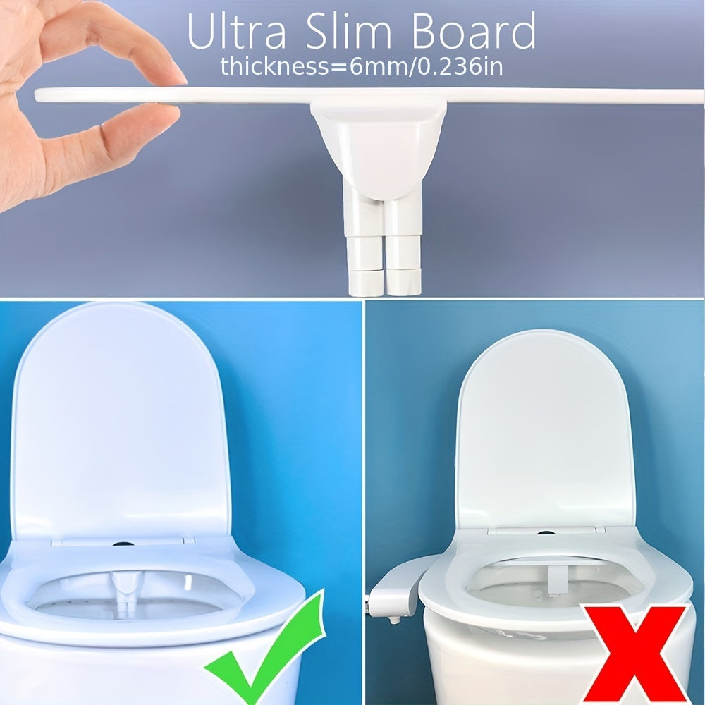 Bidet Mécanique à Double Jet – Lavage Arrière & Féminin | Adaptateur 3/8” EU Inclus