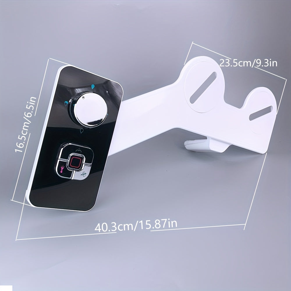 Bidet Mécanique Ultra Fin – Double Jet à Eau Froide avec Adaptateur Métallique 3/8