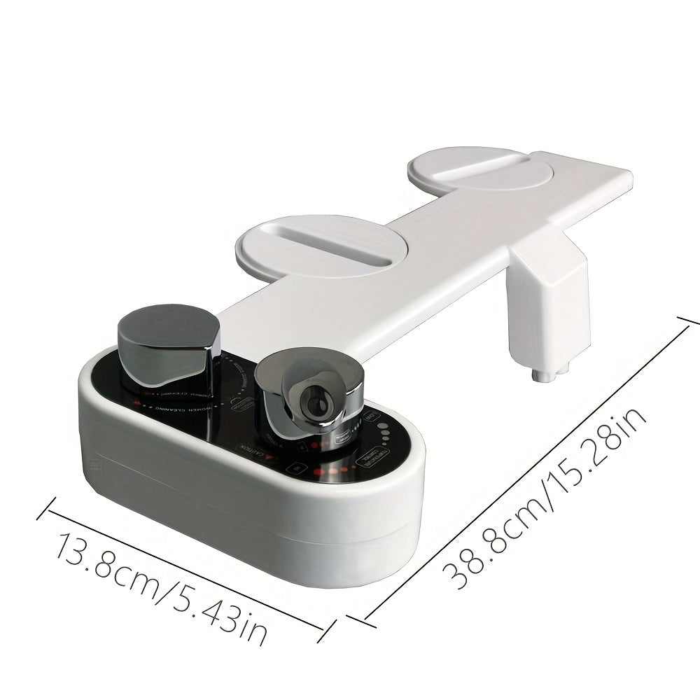 Bidet à Eau Chaude & Froide – Contrôle de Température et Double Jet Lavant (Adaptateur Européen 3/8”)