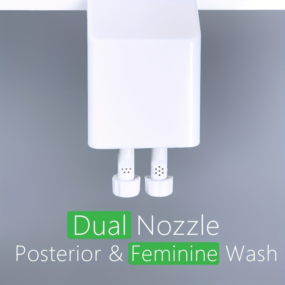 Bidet à Eau Chaude & Froide – Contrôle de Température et Double Jet Lavant (Adaptateur Européen 3/8”)