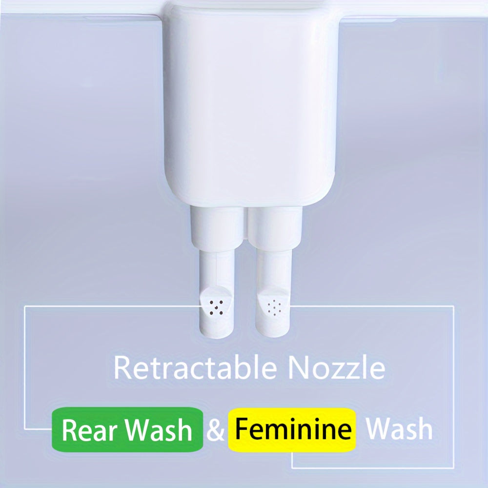 Bidet Mécanique Réglable – Double Jet & Angle Ajustable (avec Adaptateur Métallique 3/8”)