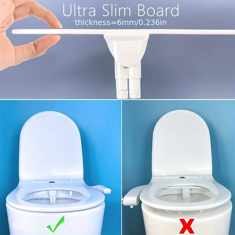 Bidet Mécanique à Commande Gauche – Jet Hygiénique à Eau Froide (Adaptateur 3/8” Inclus)