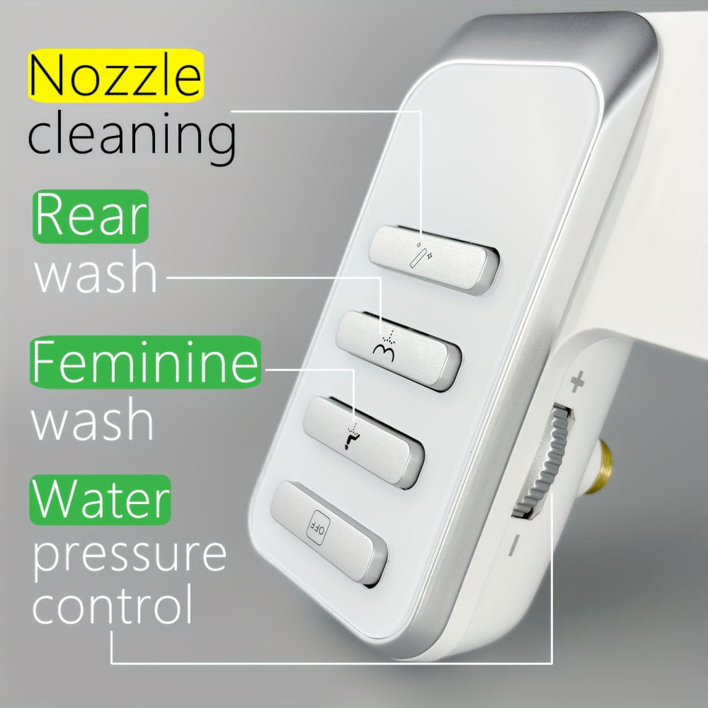 Bidet Mécanique à Boutons – Lavage Arrière & Féminin avec Buse Autonettoyante