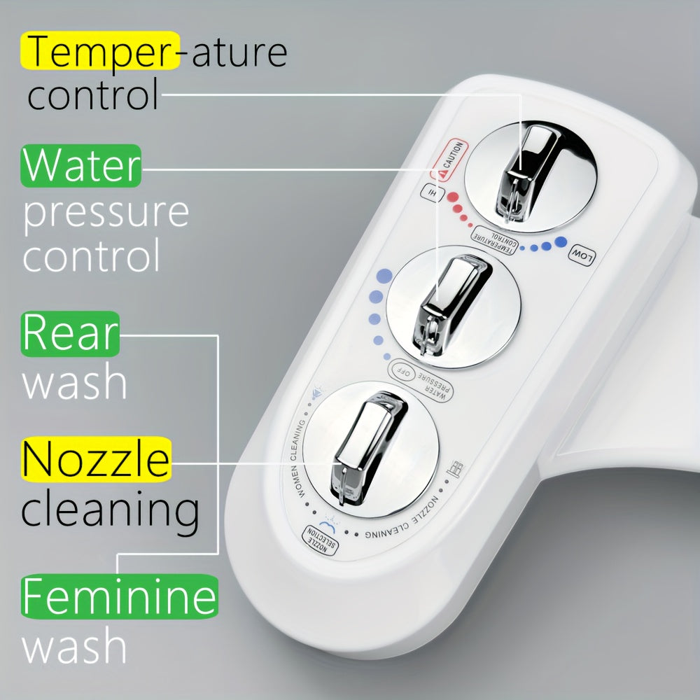 Bidet à Double Jet – Eau Chaude & Froide avec Contrôle de Température et Buse Autonettoyante