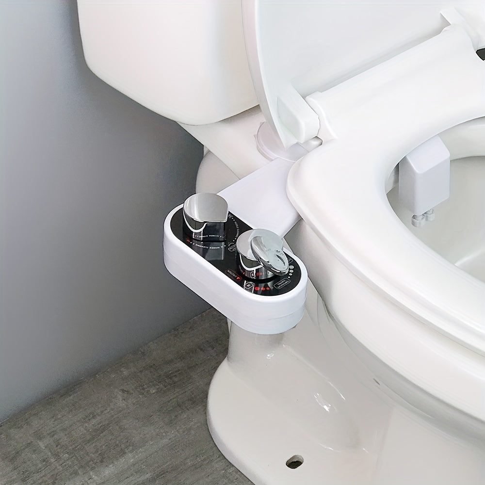Bidet à Eau Chaude & Froide – Contrôle de Température et Double Jet Lavant (Adaptateur Européen 3/8”)