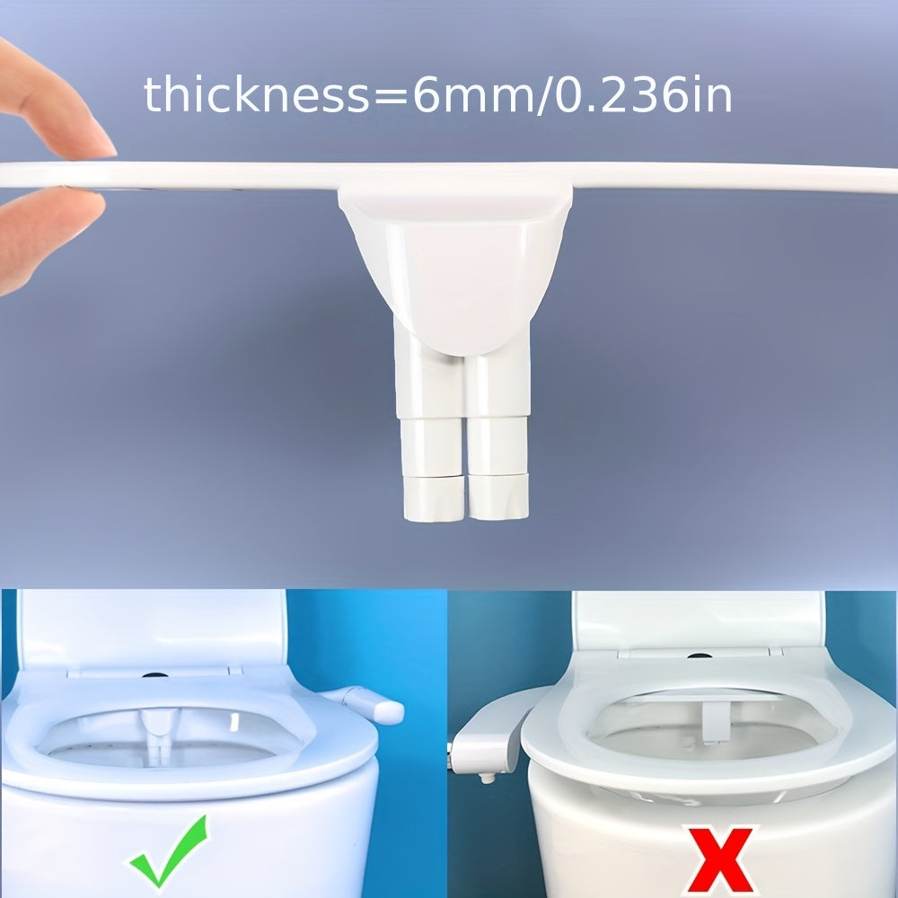 Bidet Mécanique à Commande Gauche – Jet Hygiénique à Eau Froide (Adaptateur 3/8” Inclus)