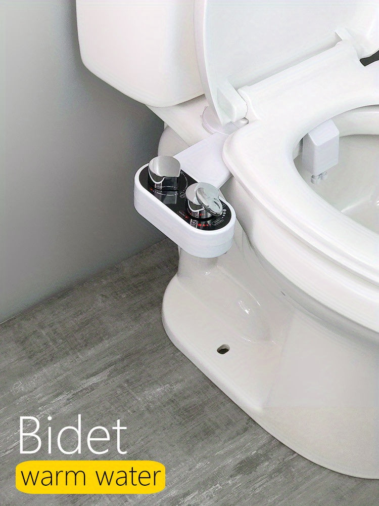Bidet à Eau Chaude & Froide – Contrôle de Température et Double Jet Lavant (Adaptateur Européen 3/8”)