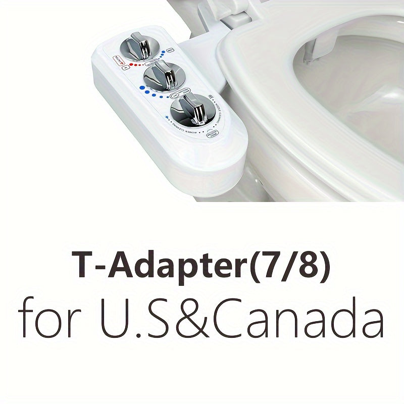 Bidet à Double Jet – Eau Chaude & Froide avec Contrôle de Température et Buse Autonettoyante