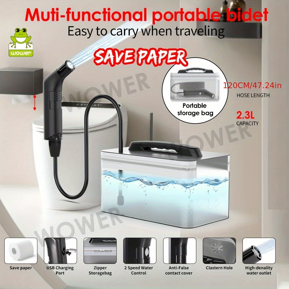 Bidet Portable Électrique 2.3L – Hygiène Parfaite Partout