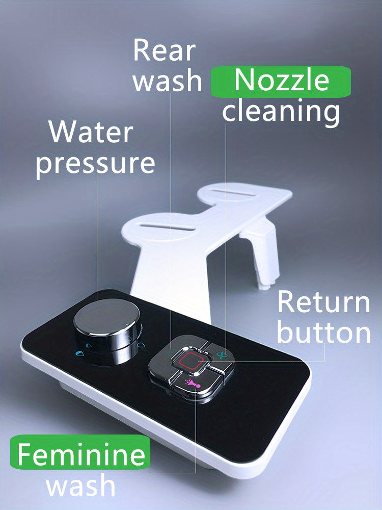 Bidet Mécanique Ultra Fin – Double Jet à Eau Froide avec Adaptateur Métallique 3/8