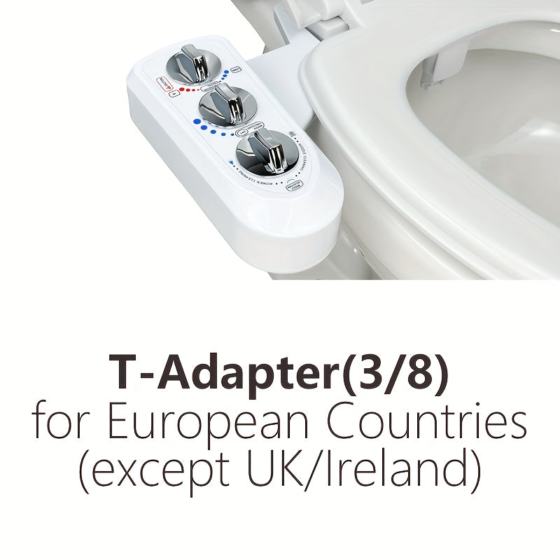 Bidet à Double Jet – Eau Chaude & Froide avec Contrôle de Température et Buse Autonettoyante