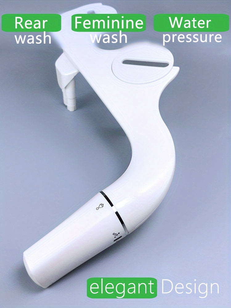 Bidet Mécanique à Commande Gauche – Jet Hygiénique à Eau Froide (Adaptateur 3/8” Inclus)