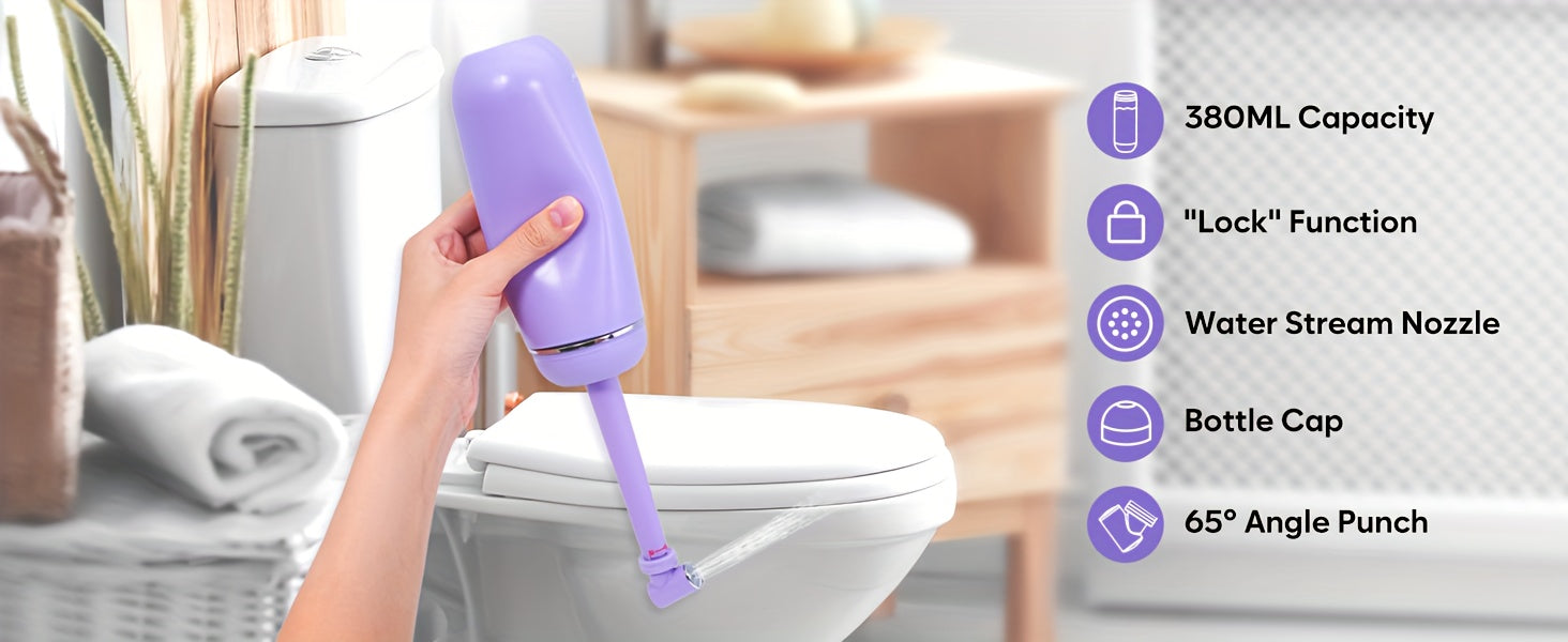 Bidet Manuel Portable 380 ml – Hygiène & Confort Sans Électricité
