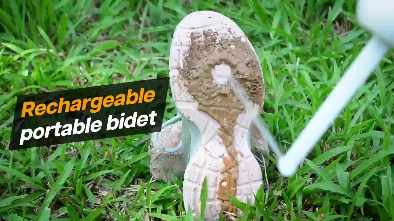 Bidet Portable Électrique Pliable – Rechargeable & Haute Pression (200 ml)