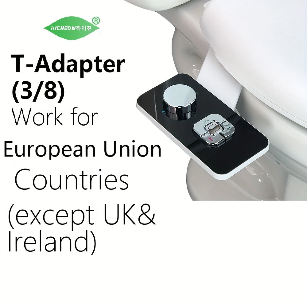 Bidet Mécanique Ultra Fin – Double Jet à Eau Froide avec Adaptateur Métallique 3/8