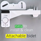 Bidet Mécanique à Double Jet – Lavage Arrière & Féminin | Adaptateur 3/8” EU Inclus