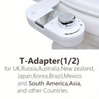 Bidet Mécanique Réglable – Double Jet & Angle Ajustable (avec Adaptateur Métallique 3/8”)