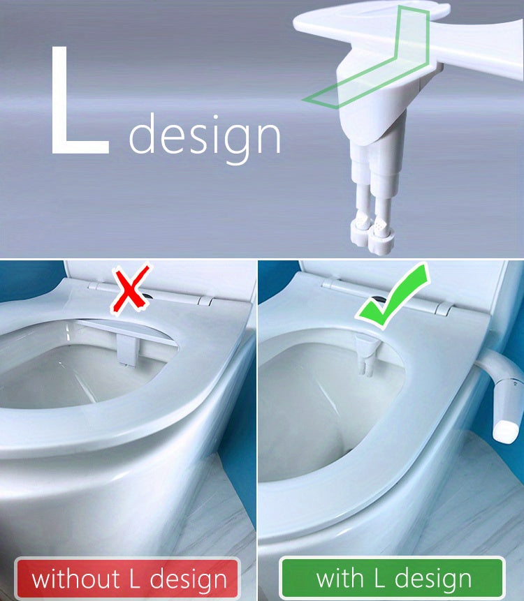 Bidet Mécanique à Commande Gauche – Jet Hygiénique à Eau Froide (Adaptateur 3/8” Inclus)