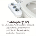 Bidet à Double Jet – Eau Chaude & Froide avec Contrôle de Température et Buse Autonettoyante