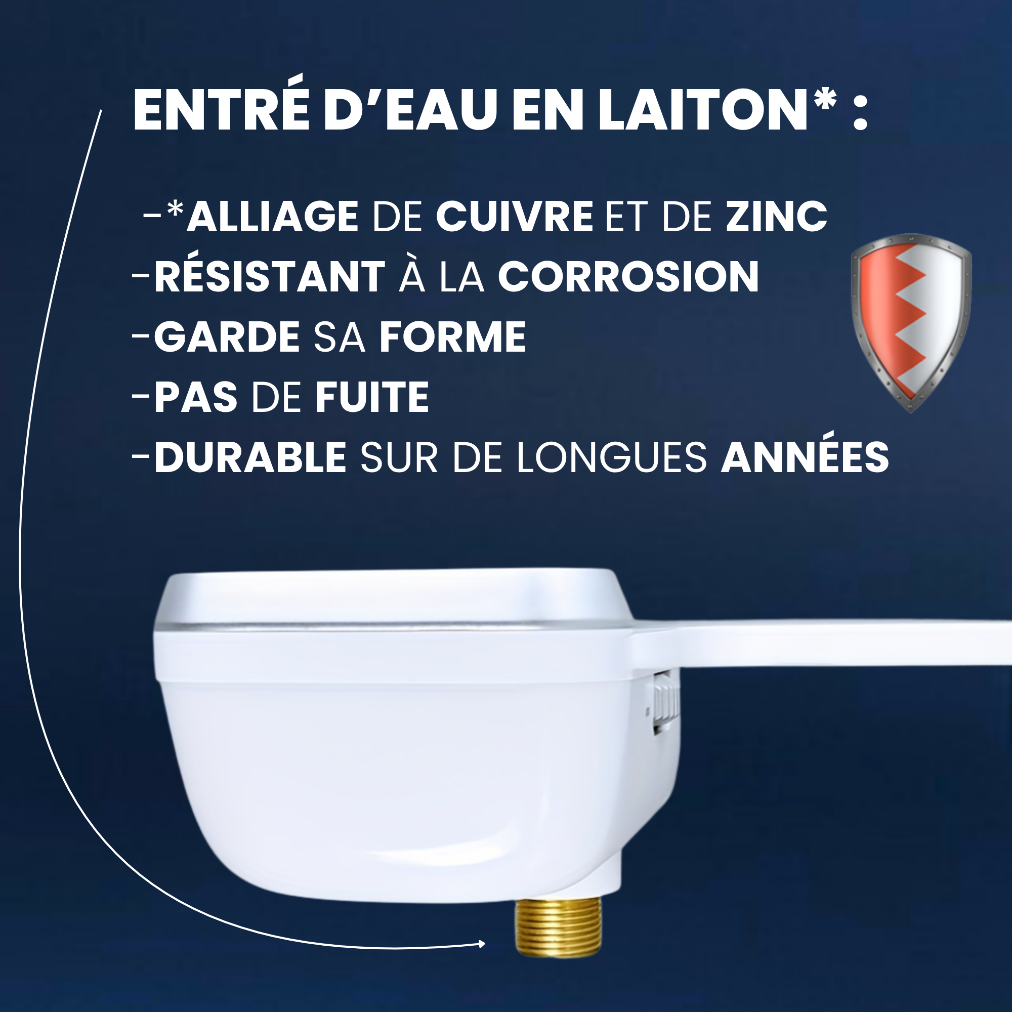Bidet à Bouton - Série Simple