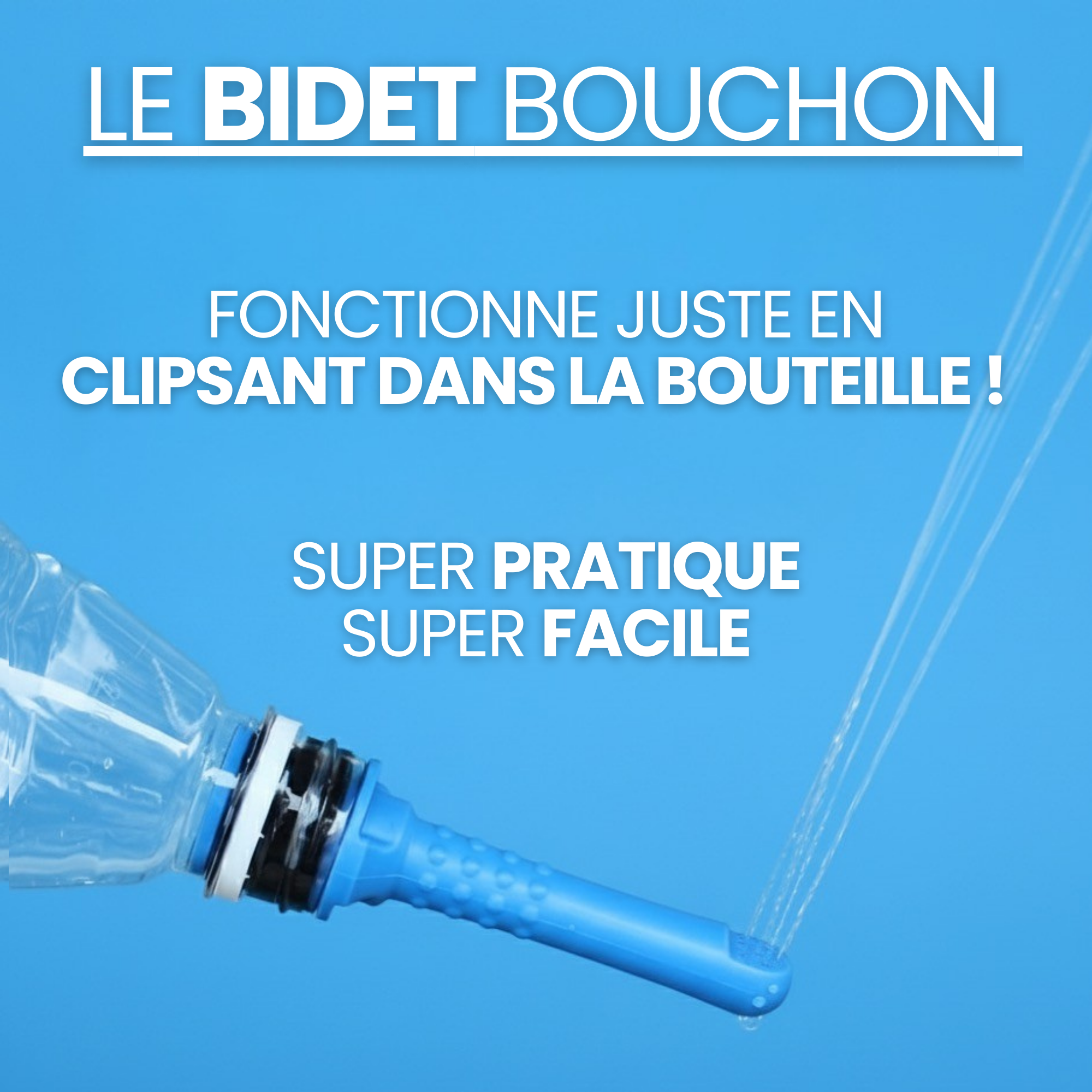 Embout Pulvérisateur Universel pour Bouteille – Hygiène Portable Sans Électricité