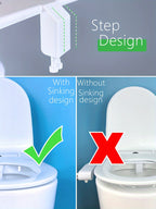 Bidet à Eau Chaude & Froide – Contrôle de Température et Double Jet Lavant (Adaptateur Européen 3/8”)