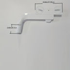 Bidet Mécanique à Eau Froide – Double Jet Hygiénique & Pression Réglable (Adaptateur 3/8” EU)