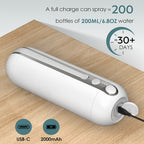Bidet Portable Électrique Pliable – Rechargeable & Haute Pression (200 ml)
