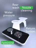 Bidet Mécanique Ultra Fin – Double Jet à Eau Froide avec Adaptateur Métallique 3/8