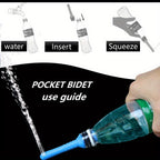 Embout Pulvérisateur Universel pour Bouteille – Hygiène Portable Sans Électricité