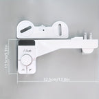 Bidet Mécanique à Double Jet – Lavage Arrière & Féminin | Adaptateur 3/8” EU Inclus