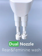 Bidet Mécanique à Eau Froide – Double Jet Hygiénique & Pression Réglable (Adaptateur 3/8” EU)