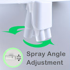 Bidet Mécanique Réglable – Double Jet & Angle Ajustable (avec Adaptateur Métallique 3/8”)