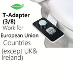Bidet Mécanique Ultra Fin – Double Jet à Eau Froide avec Adaptateur Métallique 3/8