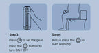 Bidet Portable Électrique Pliable – Rechargeable & Haute Pression (200 ml)