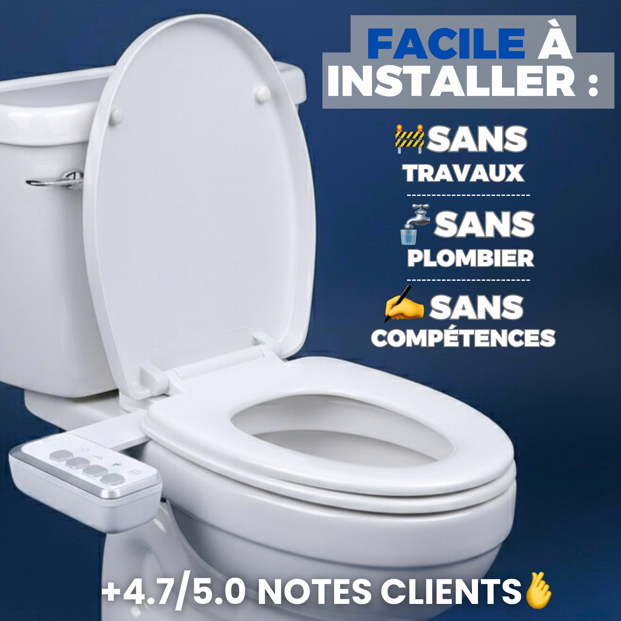 Bidet à Bouton - Série Simple